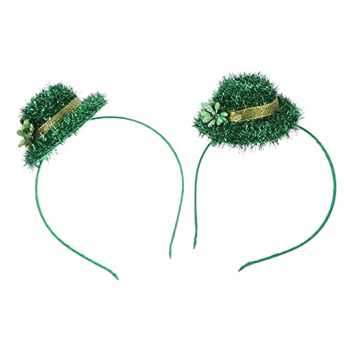 Mikinona 2 Stück Teiliges Grünes Patrick's Day Party Haarreifen Festival Headband für Kostüm und Cosplay Partys Geeignet für Erwachsene Partyaccessoire von Mikinona