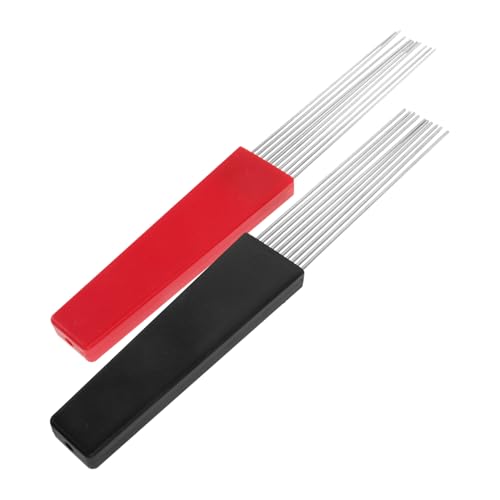 Mikinona 2 Stück Teiliges Guiro Schaber mit Komfortablem Griff Ergonomischer Latin Percussion Scraper Wiederverwendbar Sicherer für Bands Fördert Rhythmusgefühl und Musikalische Kreativität von Mikinona