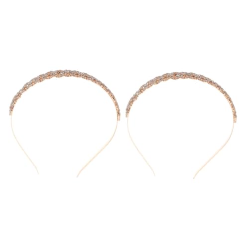 Mikinona 2 Stück Teiliges Haarschmuck für Braut Glitzerndes Stirnband für Hochzeiten Stilvolle Kopfaccessoires für Damen für Formelle Anlässe Mikinona 2 Stück Teiliges Haarschmuck für Braut Glitzerndes Stirnband für Hochzeiten Stilvolle Kopfaccessoires für Damen für Formelle Anlässe von Mikinona
