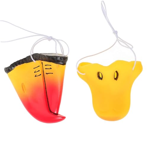 Mikinona 2 Stück Teiliges Halloween Cosplay Tiernasen mit Enten und Papageienschnabel Realistische Tragbare Simulationstiere für Kostümparty Lustige Verkleidung und Rollenspiel Zubehör Mikinona 2 Stück Teiliges Halloween Cosplay Tiernasen mit Enten und Papageienschnabel Realistische Tragbare Simulationstiere für Kostümparty Lustige Verkleidung und Rollenspiel Zubehör von Mikinona