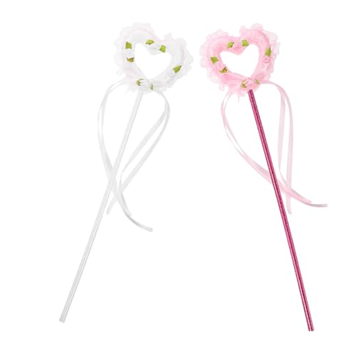 Mikinona 2 Stück Teiliges LED Herz Feenstäbe Leuchtende Party Requisiten für Kindergeburtstag Farbenfrohe Zauberstäbe als Engel Deko für Tanz und Bühnenauftritte Mikinona 2 Stück Teiliges LED Herz Feenstäbe Leuchtende Party Requisiten für Kindergeburtstag Farbenfrohe Zauberstäbe als Engel Deko für Tanz und Bühnenauftritte von Mikinona