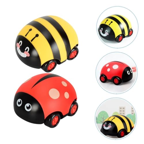 Mikinona 2 Stück Teiliges Mini Tier aufziehauto Niedliche Rückzugmotor Spielzeuge für Junge Mädchen Sichere Materialien Robustes Design Interaktives Auto Mädchen und Jungen Geschenk für von Mikinona