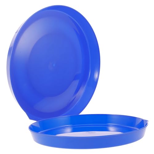 Mikinona 2 Stück Teiliges Outdoor Seifenblasen mit Wiederbefüllbarem Behälter Robustem Leichtem Material Tragbarem Seifenwasser Tablett für Fördert Teamwork und Familienspaß von Mikinona