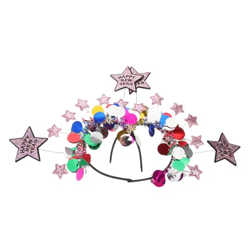 Mikinona 2 Stück Teiliges Year Party Stirnband mit Bunten Fünfzackigen Sternen Leichtes Haarband für Silvester und Festliche Anlässe Komfortabel Glitzernd Vielseitig für Geburtstage und Mikinona 2 Stück Teiliges Year Party Stirnband mit Bunten Fünfzackigen Sternen Leichtes Haarband für Silvester und Festliche Anlässe Komfortabel Glitzernd Vielseitig für Geburtstage und von Mikinona