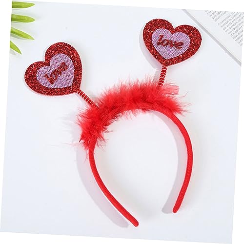 Mikinona 2 Stück Valentinstag Haarreif Teiliges Herzförmige Party Hair Hoops Damen Haarband Romantisches Kostümaccessoire für Hochzeiten und Feierlichkeiten Mikinona 2 Stück Valentinstag Haarreif Teiliges Herzförmige Party Hair Hoops Damen Haarband Romantisches Kostümaccessoire für Hochzeiten und Feierlichkeiten von Mikinona