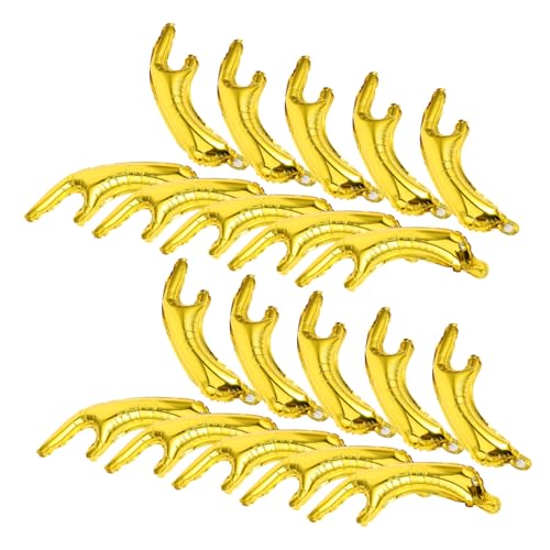 Mikinona 20 Stück Goldene Hirschgeweih Folienballons Auffällige Rentierhörner Schnelle Befüllung Festliche Weihnachtsdeko für Party Foto Requisiten für Festliche Stimmung Mikinona 20 Stück Goldene Hirschgeweih Folienballons Auffällige Rentierhörner Schnelle Befüllung Festliche Weihnachtsdeko für Party Foto Requisiten für Festliche Stimmung von Mikinona