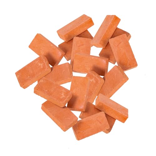 Mikinona 20 Stück Miniatur Ziegelsteine in Rechteckiger Form Langlebige Sandtisch Gartenbausteine für DIY Modelle Kompakte Mauersteine für Puppenhaus Landschafts Architekturmodellbau Mikinona 20 Stück Miniatur Ziegelsteine in Rechteckiger Form Langlebige Sandtisch Gartenbausteine für DIY Modelle Kompakte Mauersteine für Puppenhaus Landschafts Architekturmodellbau von Mikinona