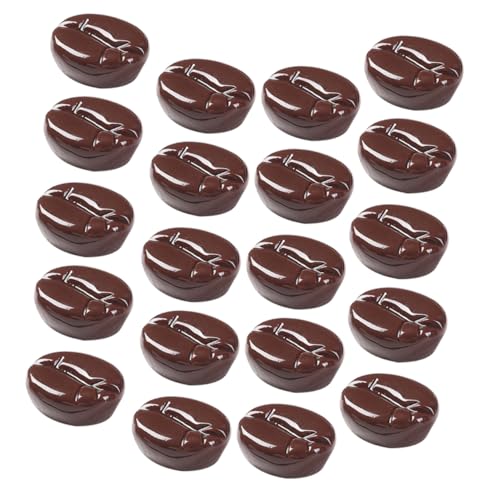 Mikinona 20 Stück Teiliges Künstliche Kaffeebohnen aus Langlebigem Harz Realistische Nachbildung für DIY Dekoration Fotorequisiten und Party Accessoires Mikinona 20 Stück Teiliges Künstliche Kaffeebohnen aus Langlebigem Harz Realistische Nachbildung für DIY Dekoration Fotorequisiten und Party Accessoires von Mikinona