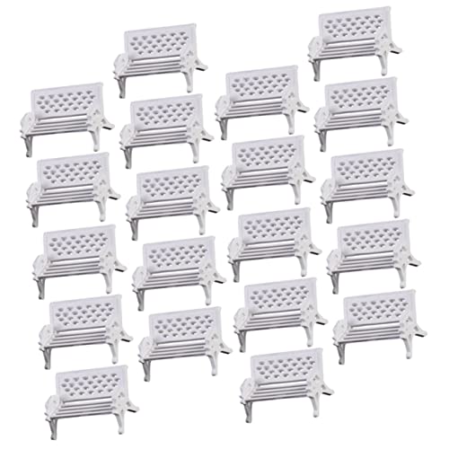 Mikinona 20 Stück Teiliges Mini Gartenbank aus Sicherem Material Realistische Figuren für Puppenhaus Dekoration Vielseitige Mini Landschafts Accessoires für DIY Szenen und Kinderspielzeug Mikinona 20 Stück Teiliges Mini Gartenbank aus Sicherem Material Realistische Figuren für Puppenhaus Dekoration Vielseitige Mini Landschafts Accessoires für DIY Szenen und Kinderspielzeug von Mikinona