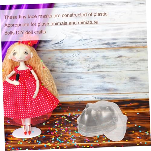 Mikinona 20 Stück Teiliges Transparentes Puppengesichtsschutz Kreativer DIY gesichtsschutz für Puppen Schützende Gesichtsabdeckung Geeignet für Puppenbasteln und Sammler Klar und Mikinona 20 Stück Teiliges Transparentes Puppengesichtsschutz Kreativer DIY gesichtsschutz für Puppen Schützende Gesichtsabdeckung Geeignet für Puppenbasteln und Sammler Klar und von Mikinona