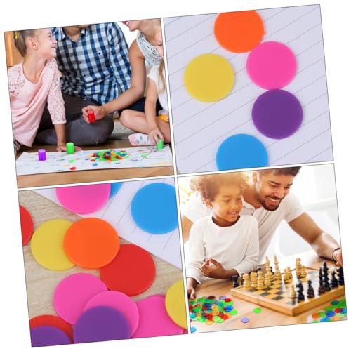 Mikinona 200 Stück Kunststoff Spielchips Bunte Zählsteine für Lernspielzeug Poker Jetons Glatte Kanten Robust für Brettspiele und Matheunterricht Mikinona 200 Stück Kunststoff Spielchips Bunte Zählsteine für Lernspielzeug Poker Jetons Glatte Kanten Robust für Brettspiele und Matheunterricht von Mikinona
