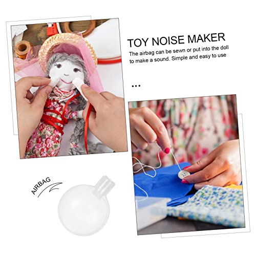 Mikinona 200 Stück Quietscher Langlebige Kunststoff Sound Maker Leicht Einzunähen Geräuschaktivierte Ersatzteile für DIY Kuscheltiere und Greifspielzeug von Mikinona