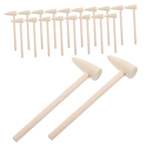 Mikinona 20Stücke Mini Holzhämmer für Pädagogisches DIY für Kreative Rollenspiele Fördert Feinmotorik und Hand Augen Koordination für Gruppenspiele und Kleine Hände Mikinona 20Stücke Mini Holzhämmer für Pädagogisches DIY für Kreative Rollenspiele Fördert Feinmotorik und Hand Augen Koordination für Gruppenspiele und Kleine Hände von Mikinona
