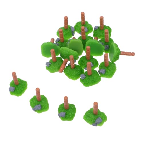 Mikinona 24 Stück Teiliges Miniatur Farmzaun aus Robustem Kunststoff Mini Holzpfähle für DIY Dollhouse Flexible Gartenbegrenzung und Kreative Mikro-Szene Dekoration für Farm Tierbarrieren von Mikinona