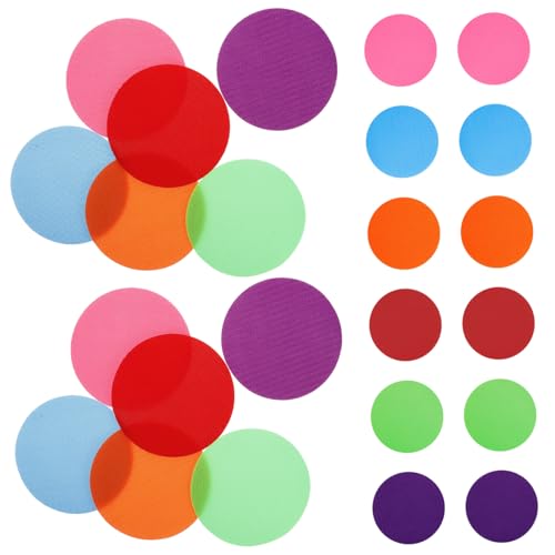 Mikinona 24 Stück Teiliges Teppichpunkte Bunte Klettmarker für Sitzmarkierungen Kindergarten und Vorschule Vielseitig Einsetzbar für Gruppenaktivitäten und Spieltraining Mikinona 24 Stück Teiliges Teppichpunkte Bunte Klettmarker für Sitzmarkierungen Kindergarten und Vorschule Vielseitig Einsetzbar für Gruppenaktivitäten und Spieltraining von Mikinona