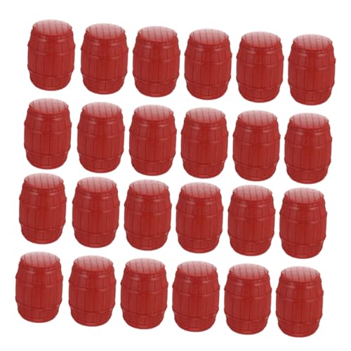 Mikinona 25 Stück Teiliges Piratenfässer Modell Abnehmbare Piratenzubehör für Kinderpartys Sandtisch Dekorationen Desktop Ornamente Realistische Details aus Robustem von Mikinona
