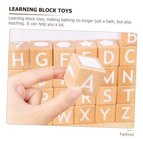 Mikinona 26 Stück Teiliges Holz Alphabet Lernspielzeug Große Buchstaben und Zahlen Bausteine Pädagogisches Stapelspielzeug für Kleinkinder Fördert Feinmotorik Hand Auge koordination und Mikinona 26 Stück Teiliges Holz Alphabet Lernspielzeug Große Buchstaben und Zahlen Bausteine Pädagogisches Stapelspielzeug für Kleinkinder Fördert Feinmotorik Hand Auge koordination und von Mikinona