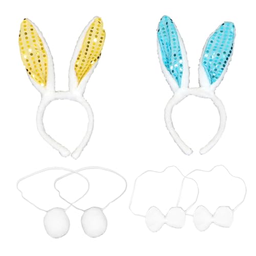 Mikinona 2Satz Kaninchen Kostümset für Erwachsene Teiliges mit Kaninchenohren und Fliege und Ostern und Partys Handgefertigt aus Weichen Mikinona 2Satz Kaninchen Kostümset für Erwachsene Teiliges mit Kaninchenohren und Fliege und Ostern und Partys Handgefertigt aus Weichen von Mikinona