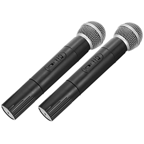 Mikinona 2Stücke Mikrofon Gefälschte Mikrofone für Cosplay Zubehör für Karaoke und Partys Leichtes Design für Jungen von Mikinona
