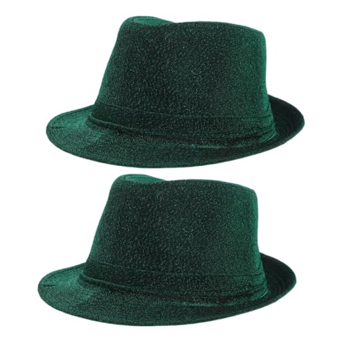 Mikinona 2pcs St. Patrick's Day Top Hat Glitter Entworfene Jazzhut Komfortable Stilvolle Mütze Für Das Cosplay St. Patrick's Day Party Festival Mikinona 2pcs St. Patrick's Day Top Hat Glitter Entworfene Jazzhut Komfortable Stilvolle Mütze Für Das Cosplay St. Patrick's Day Party Festival von Mikinona