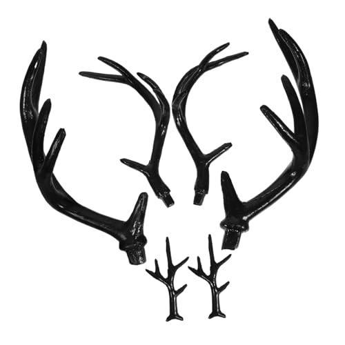 Mikinona 3 Paare Plastik Rehkämme Diy Imitation Rehgeweih für Halloween Cosplay Kleine Mittlere und Große Antler Haarschmuck Zubehör für Partys und Fotoshooting Mikinona 3 Paare Plastik Rehkämme Diy Imitation Rehgeweih für Halloween Cosplay Kleine Mittlere und Große Antler Haarschmuck Zubehör für Partys und Fotoshooting von Mikinona