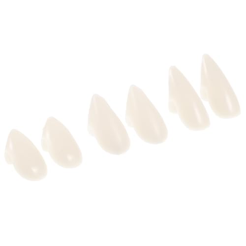 Mikinona 3 Paare Vampirzähne in Unisex Kostümzähne ohne Kleber Sichere Geruchslose Cosplay Fangs für Halloween und Party Requisiten Mikinona 3 Paare Vampirzähne in Unisex Kostümzähne ohne Kleber Sichere Geruchslose Cosplay Fangs für Halloween und Party Requisiten von Mikinona