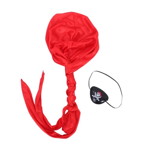 Mikinona 3 Satz Piratenkostüm für Bandana Augenklappe und Piratenhut Verkleidung für Jungen und Mädchen zu Halloween Karneval und Piraten Mottopartys Mikinona 3 Satz Piratenkostüm für Bandana Augenklappe und Piratenhut Verkleidung für Jungen und Mädchen zu Halloween Karneval und Piraten Mottopartys von Mikinona