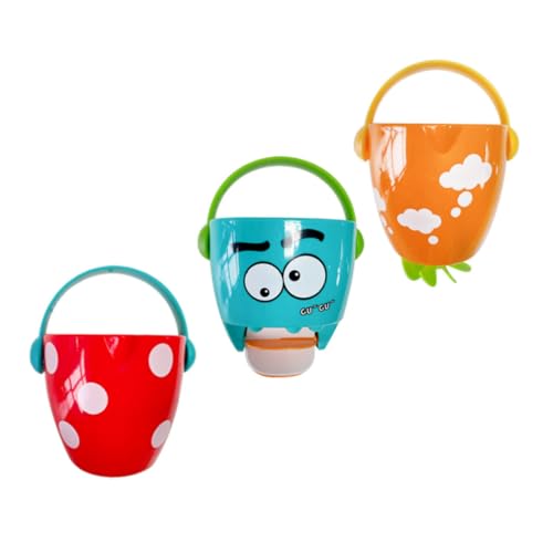 Mikinona 3 Stück Badespielzeug Eimer Teilig Badewannen Wasserspielzeug für Kleinkinder Jungen Mädchen Kreative Dusche Leicht Handlich Spaßig Mikinona 3 Stück Badespielzeug Eimer Teilig Badewannen Wasserspielzeug für Kleinkinder Jungen Mädchen Kreative Dusche Leicht Handlich Spaßig von Mikinona