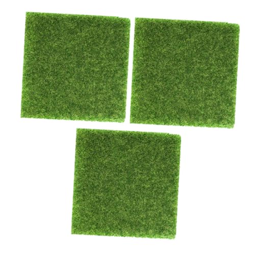 Mikinona 3 Stück Künstlicher Rasenteppich Realistisches DIY Gras plättchen Landschaften Gartenmodell Dekoration Feine Details Einfache Montage Vielseitig für Basteln und Wohnkultur Mikinona 3 Stück Künstlicher Rasenteppich Realistisches DIY Gras plättchen Landschaften Gartenmodell Dekoration Feine Details Einfache Montage Vielseitig für Basteln und Wohnkultur von Mikinona