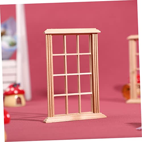 Mikinona 3 Stück Puppenhaus Zubehör Handgefertigte Miniatur Fenster für DIY Puppenhaus Möbel Kreative Bastelornamente Mikinona 3 Stück Puppenhaus Zubehör Handgefertigte Miniatur Fenster für DIY Puppenhaus Möbel Kreative Bastelornamente von Mikinona