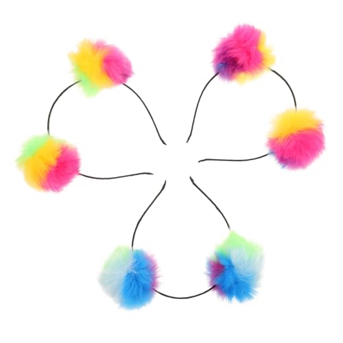 Mikinona 3 Stück Stirnband Ball pom Puff haarschmuck karneval haarbänder lustige Stirnbänder pelziger Haarreif Party-Stirnbänder für Frauen Haarzubehör Colorful Mikinona 3 Stück Stirnband Ball pom Puff haarschmuck karneval haarbänder lustige Stirnbänder pelziger Haarreif Party-Stirnbänder für Frauen Haarzubehör Colorful von Mikinona