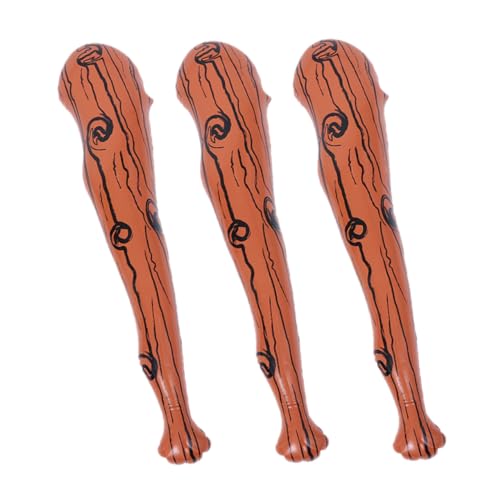 Mikinona 3 Stück Teiliges Aufblasbarer Baseballschläger aus Stabilem PVC Leichtes Partyzubehör mit Dekorativem Holzmaserungsdesign als Sport Cheering und Baseball Partygeschenke Mikinona 3 Stück Teiliges Aufblasbarer Baseballschläger aus Stabilem PVC Leichtes Partyzubehör mit Dekorativem Holzmaserungsdesign als Sport Cheering und Baseball Partygeschenke von Mikinona
