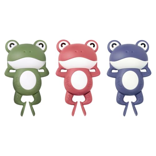 Mikinona 3 Stück Teiliges Badespielzeug mit Lustigen Bunten Aufzieh Frosch Figuren Schwimmend und Sicher für Junge Mädchen Ab Jahr Fördert Spielerisch Badewannen Wasserspaß Mikinona 3 Stück Teiliges Badespielzeug mit Lustigen Bunten Aufzieh Frosch Figuren Schwimmend und Sicher für Junge Mädchen Ab Jahr Fördert Spielerisch Badewannen Wasserspaß von Mikinona
