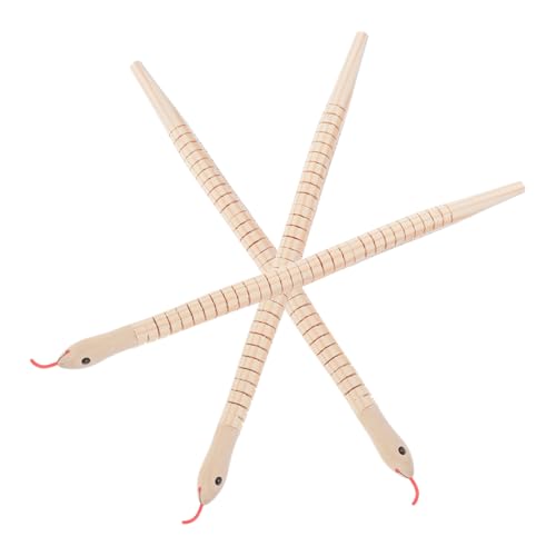 Mikinona 3 Stück Teiliges Holzschlangen Naturbelassene Flexible Wackelschlangen Kindgerechtes Lernspielzeug für Kreative Motorik und Fantasievolles Rollenspiel Mikinona 3 Stück Teiliges Holzschlangen Naturbelassene Flexible Wackelschlangen Kindgerechtes Lernspielzeug für Kreative Motorik und Fantasievolles Rollenspiel von Mikinona
