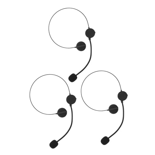 Mikinona 3 Stück Teiliges Mikrofon Headset Prop Leicht Tragbar Kostümzubehör für Karneval Cosplay Party für Sängerinnen und Rollenspiele Mikinona 3 Stück Teiliges Mikrofon Headset Prop Leicht Tragbar Kostümzubehör für Karneval Cosplay Party für Sängerinnen und Rollenspiele von Mikinona