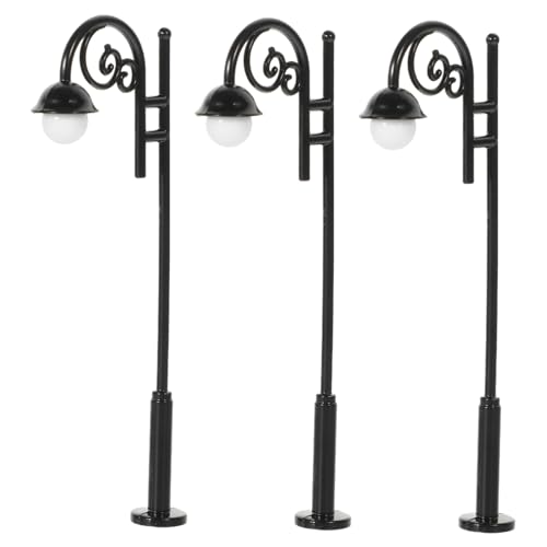 Mikinona 3 Stück Teiliges Miniatur Straßenlampen Modell für Puppenhaus Parkszenen Detailgetreue Dekoration für Kreative Miniaturlandschaften Mikinona 3 Stück Teiliges Miniatur Straßenlampen Modell für Puppenhaus Parkszenen Detailgetreue Dekoration für Kreative Miniaturlandschaften von Mikinona