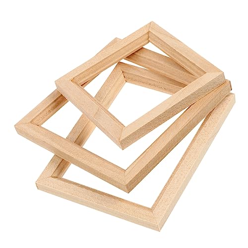 Mikinona 3 Stück Teiliges Puppenhaus Möbelset mit Miniatur Foto für Mikrolandschaft Elegante Dekoration für Puppenstuben Sicher und Praktisch für DIY Projekte von Mikinona