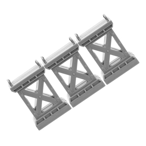 Mikinona 3 Stück Teiliges Zugbrücken Spielset aus Stabilem Grauem Kunststoff Realistische Brückenstützen für Eisenbahnspiel Stapelbar und Langlebig für Kreative Modelle Mikinona 3 Stück Teiliges Zugbrücken Spielset aus Stabilem Grauem Kunststoff Realistische Brückenstützen für Eisenbahnspiel Stapelbar und Langlebig für Kreative Modelle von Mikinona