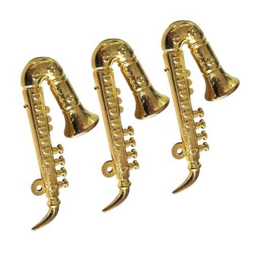 Mikinona 3 Stücke Puppenhaus Mini Musikinstrumente Saxophon Stil Realistische Dekoration für Kinderzimmer Leichtes Kunststoffspielzeug zur Musikalischen Einführung und Raumgestaltung Mikinona 3 Stücke Puppenhaus Mini Musikinstrumente Saxophon Stil Realistische Dekoration für Kinderzimmer Leichtes Kunststoffspielzeug zur Musikalischen Einführung und Raumgestaltung von Mikinona