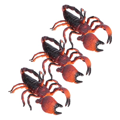 Mikinona 3 Stücke Teiliges Modell Realistische Tierfigur Farbenfrohes Lernspielzeug für Pädagogisches Insektenspielzeug Detailgetreue Nachbildung für Garten und Zuhause von Mikinona