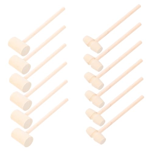 Mikinona 30 Stück Teiliges Mini Holzhammer aus Natürlichem Holz Kindgerechtes Mallet zum Pädagogisches Werkzeug für Feinmotorik Kreative Lernhilfe für Kinderhand und Spielspaß Mikinona 30 Stück Teiliges Mini Holzhammer aus Natürlichem Holz Kindgerechtes Mallet zum Pädagogisches Werkzeug für Feinmotorik Kreative Lernhilfe für Kinderhand und Spielspaß von Mikinona