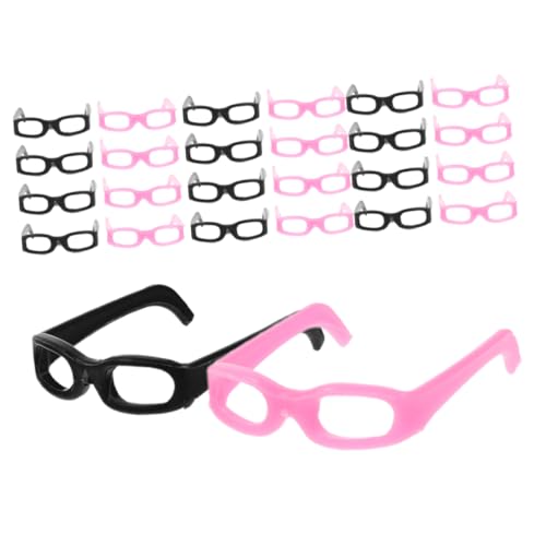 Mikinona 30 Stück Teiliges Mini Puppenbrillen Realistische Bunte Sonnenbrillen für Puppen Langlebige Praktische Dekobrillen Accessoires für Puppenkleidung Schwarz Mikinona 30 Stück Teiliges Mini Puppenbrillen Realistische Bunte Sonnenbrillen für Puppen Langlebige Praktische Dekobrillen Accessoires für Puppenkleidung Schwarz von Mikinona