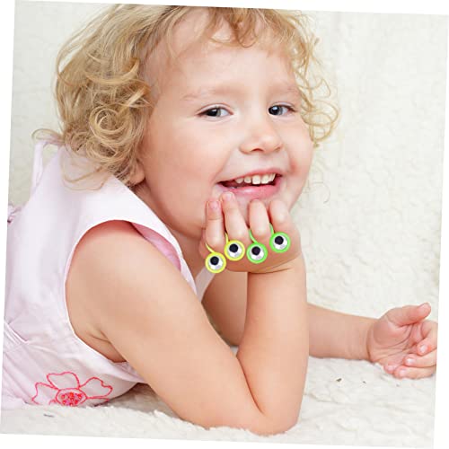 Mikinona 30 Teiliges Finger Ring mit Drehbaren Großen Augen Bunte Puppenringe für Kreatives Lernen Rollenspiel und Farberkennung Geeignet für Jungen und Mädchen als Mikinona 30 Teiliges Finger Ring mit Drehbaren Großen Augen Bunte Puppenringe für Kreatives Lernen Rollenspiel und Farberkennung Geeignet für Jungen und Mädchen als von Mikinona