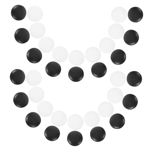 Mikinona 360 Stück Go Schachperlen Go Steine Schule Schachfiguren Brettspielperlen Schachzubehör Schachsteine von Mikinona