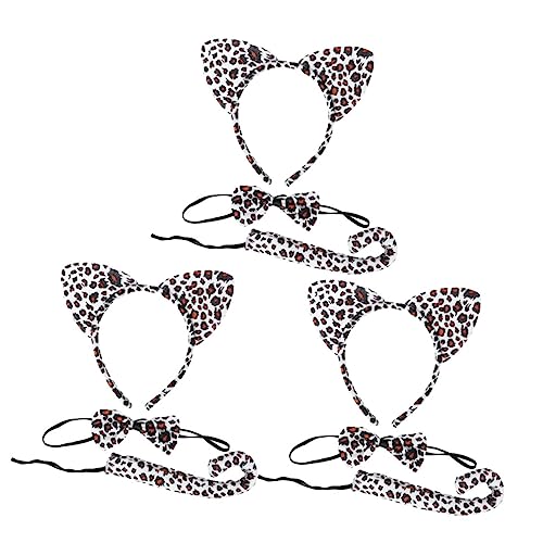 Mikinona 3sätze Teiliges Katzenkostüm Set Mit Ohren-haarreif Und Fliege Tierkostüm Für Karneval Halloween Und Rollenspiele Geeignet Für Jungen Und Mädchen Mikinona 3sätze Teiliges Katzenkostüm Set Mit Ohren-haarreif Und Fliege Tierkostüm Für Karneval Halloween Und Rollenspiele Geeignet Für Jungen Und Mädchen von Mikinona