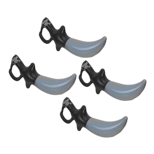 Mikinona 4 STÜCKE Teiliges Aufblasbares Piratenschwert Realistische für Leichtes und Sicheres Geburtstags Halloween party Zubehör für Piratenkostüm und Bühnenaktivitäten Mikinona 4 STÜCKE Teiliges Aufblasbares Piratenschwert Realistische für Leichtes und Sicheres Geburtstags Halloween party Zubehör für Piratenkostüm und Bühnenaktivitäten von Mikinona