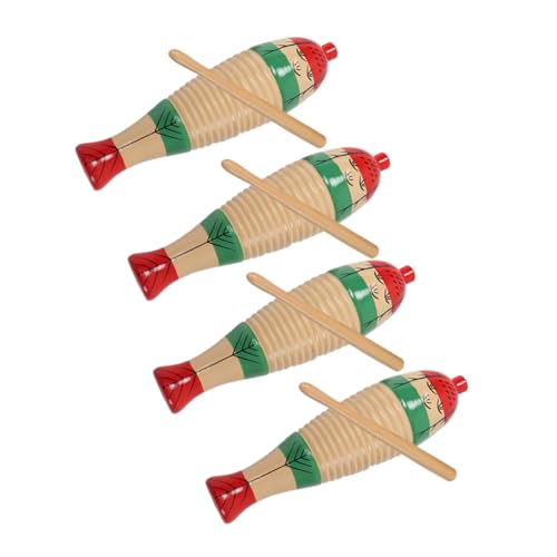 Mikinona 4 Sätze Holz Guiro Musikalisches Schlaginstrument für Kleinkinder Fördert Hand Augen Koordination aus Stabilem und Langlebigem Holz Kleine Hände Ansprechendes Design für Mikinona 4 Sätze Holz Guiro Musikalisches Schlaginstrument für Kleinkinder Fördert Hand Augen Koordination aus Stabilem und Langlebigem Holz Kleine Hände Ansprechendes Design für von Mikinona
