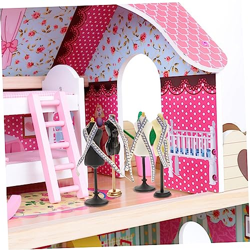Mikinona 4 Sätze Miniatur Puppenhaus Dressform Teilig Miniatur Weibliche Schaufensterpuppen Stabile Nähmodelle für Puppenkleider DIY Mikrolandschaft Zubehör von Mikinona