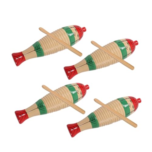 Mikinona 4 Sätze Teiliges Holz Guiro Schlaginstrument Robustes Kindermusikinstrument Kindgerechte Glatte Oberfläche Fördert Frühkindliche Gehirnentwicklung und Musikalische Fähigkeiten Mikinona 4 Sätze Teiliges Holz Guiro Schlaginstrument Robustes Kindermusikinstrument Kindgerechte Glatte Oberfläche Fördert Frühkindliche Gehirnentwicklung und Musikalische Fähigkeiten von Mikinona