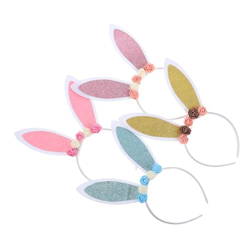 Mikinona 4 Stück Hasenohr Stirnband Ohrenstirnband Kaninchenohr-stirnbänder -stirnbänder Für Mädchen Mit Rosa Lustig Stirnbänder Für Mädchenparty Haarband Grünes Zwiebeltuch Mikinona 4 Stück Hasenohr Stirnband Ohrenstirnband Kaninchenohr-stirnbänder -stirnbänder Für Mädchen Mit Rosa Lustig Stirnbänder Für Mädchenparty Haarband Grünes Zwiebeltuch von Mikinona